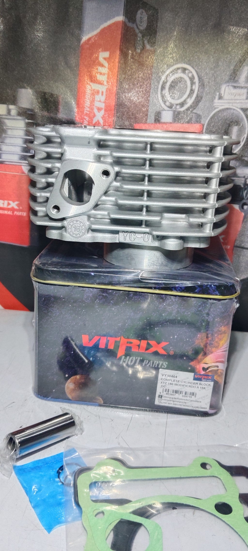 KIT CILINDRO REPOTENCIADO A 184CC PARA XTZ150