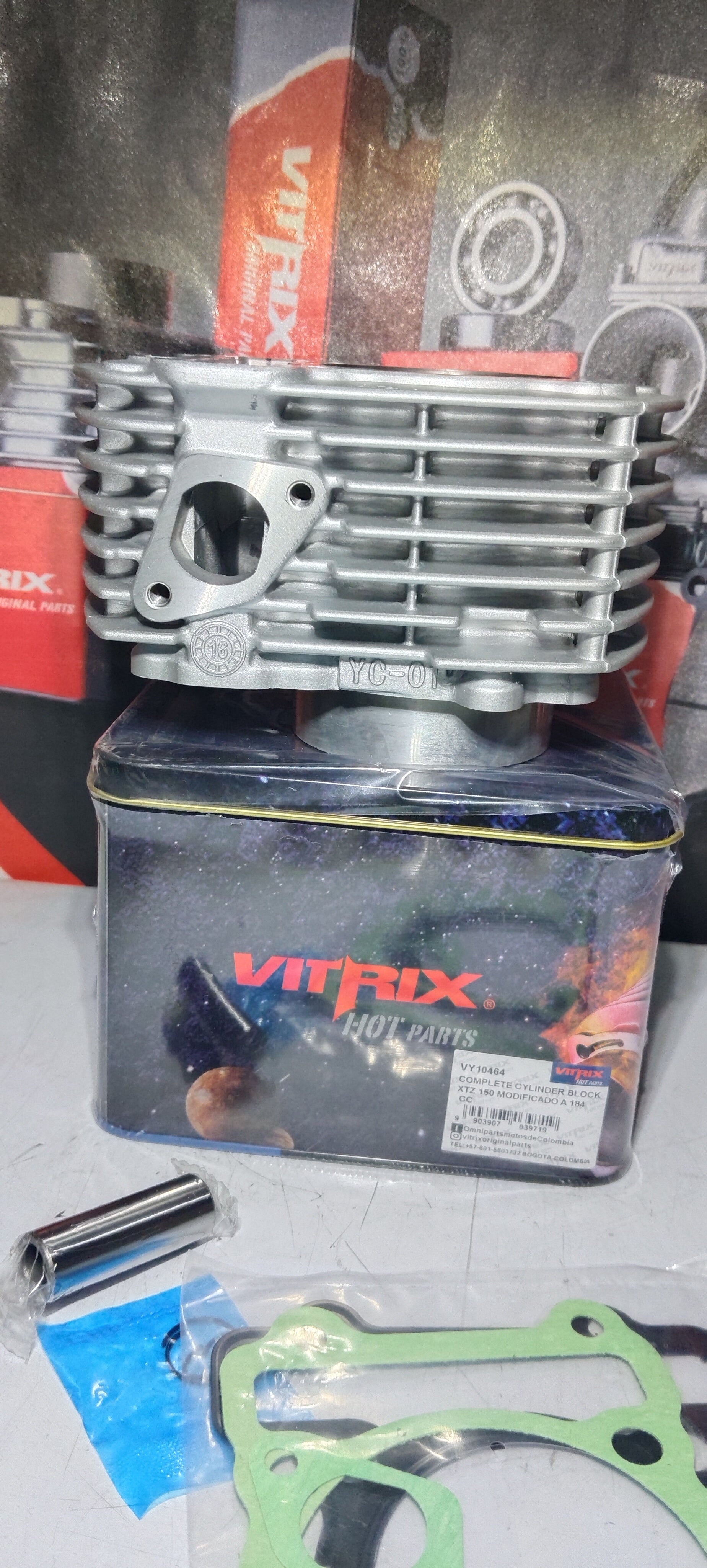 KIT CILINDRO REPOTENCIADO A 184CC PARA XTZ150