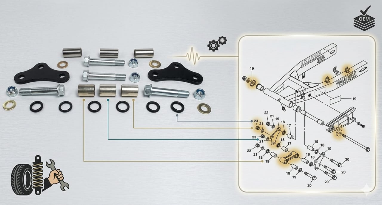 KIT SUSPENSION BALANCIN XTZ250 MODELO 2007 A 2015