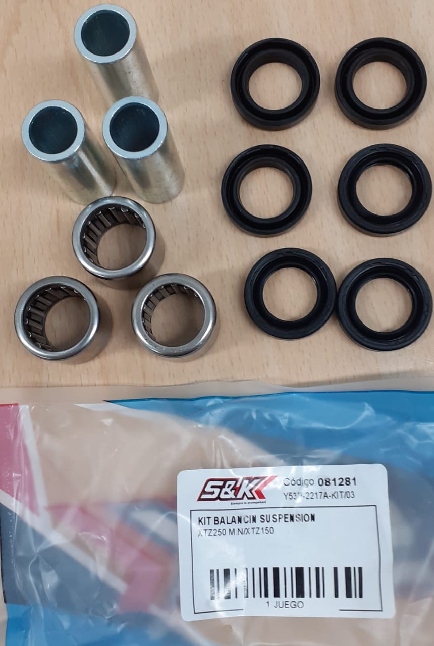 KIT REPARACION SUSPENSION O TRAPECIO XTZ150 Y XTZ250 2016 EN ADELANTE